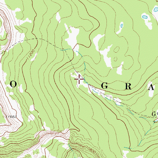 Topographic Map of La Manga Stock Driveway, CO