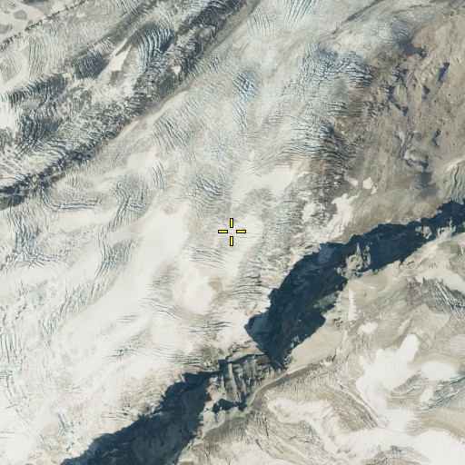 Aerial/Satellite Image of Mount Rainier Wilderness, WA