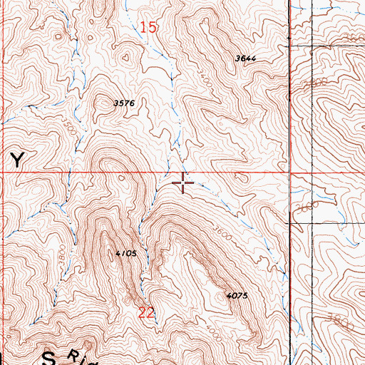Topographic Map of Newberry Mountains Wilderness, CA