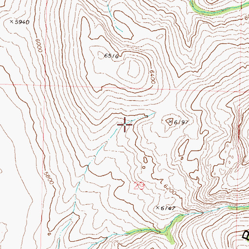 Topographic Map of North Black Rock Range Wilderness, NV