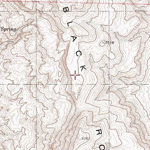 Topographic Map of Pahute Peak Wilderness, NV