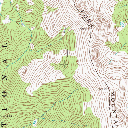 Topographic Map of Ptarmigan Peak Wilderness, CO