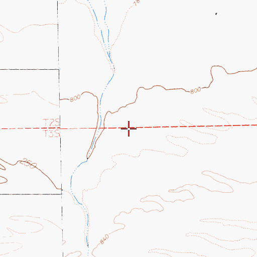 Topographic Map of Rice Valley Wilderness, CA