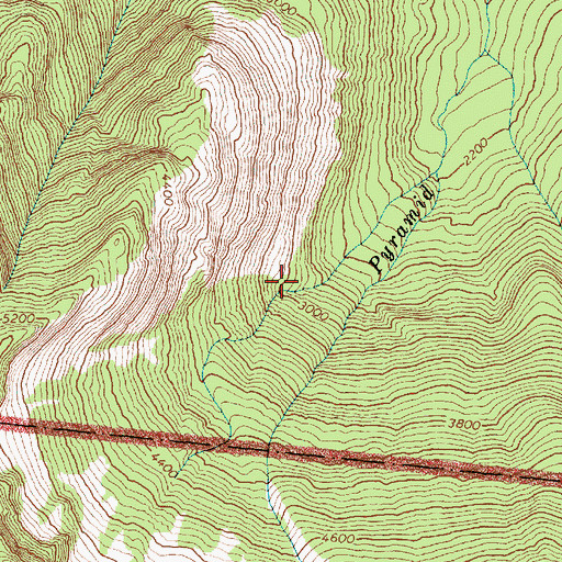 Topographic Map of Stephen Mather Wilderness, WA