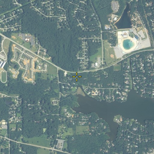 Aerial/Satellite Image of Caliber Cliffs Creek, GA