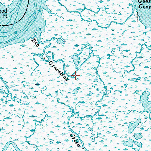 Topographic Map of Brigantine Wilderness, NJ