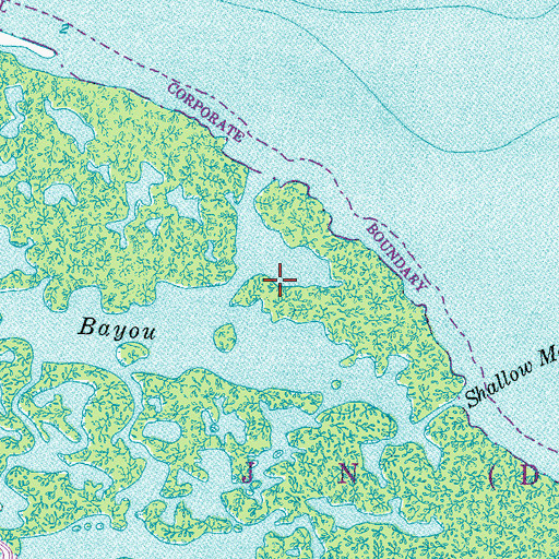 Topographic Map of J N "Ding" Darling Wilderness, FL