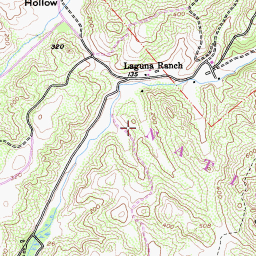 Topographic Map of Phillip Burton Wilderness, CA
