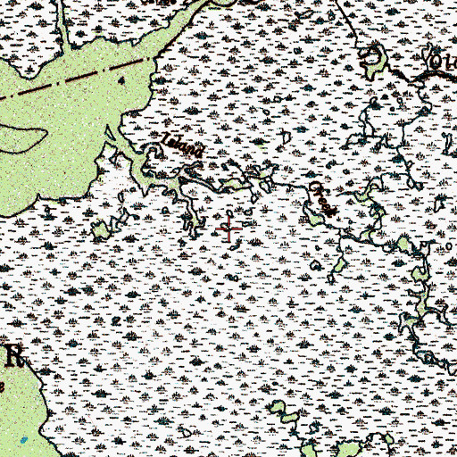 Topographic Map of Swanquarter Wilderness, NC