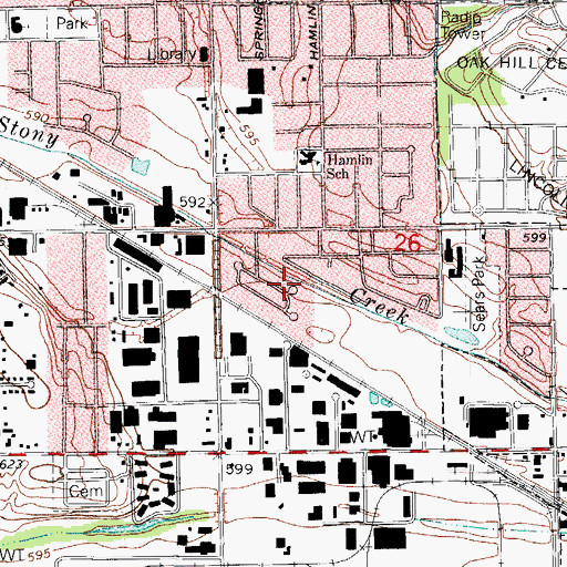 Topographic Map of Ketelaar Tot Lot, IL