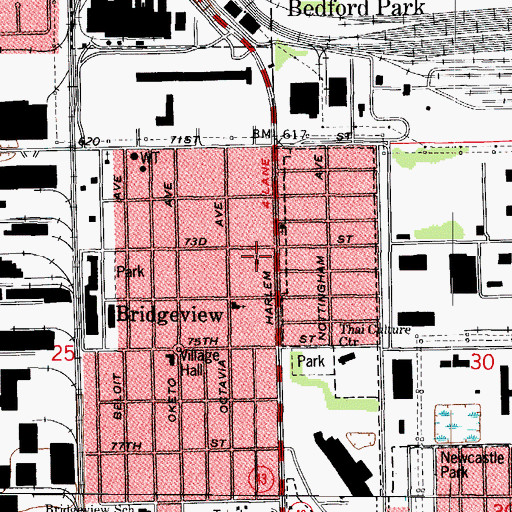 Topographic Map of Smyra Missionary Baptist Church, IL