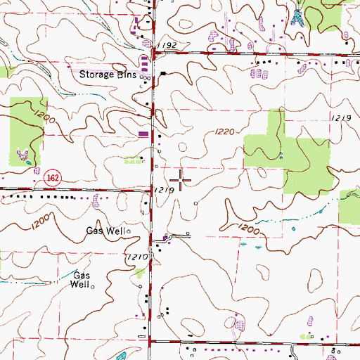 Topographic Map of Spencer Post Office, OH