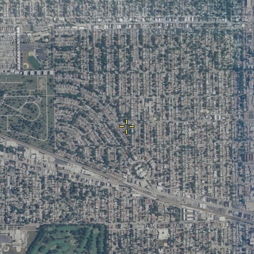 Aerial/Satellite Image of Triangle Park, IL