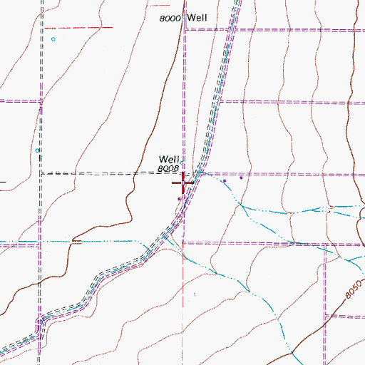 Topographic Map of Highline Canal, CO