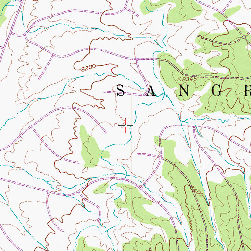 Topographic Map of Indian Creek Ditch, CO