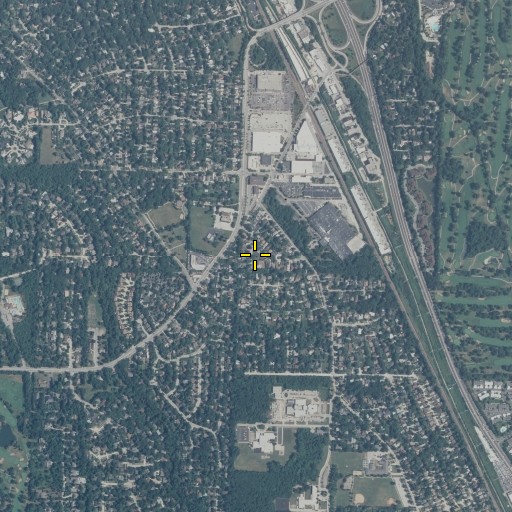Aerial/Satellite Image of Devonshire Park, IL