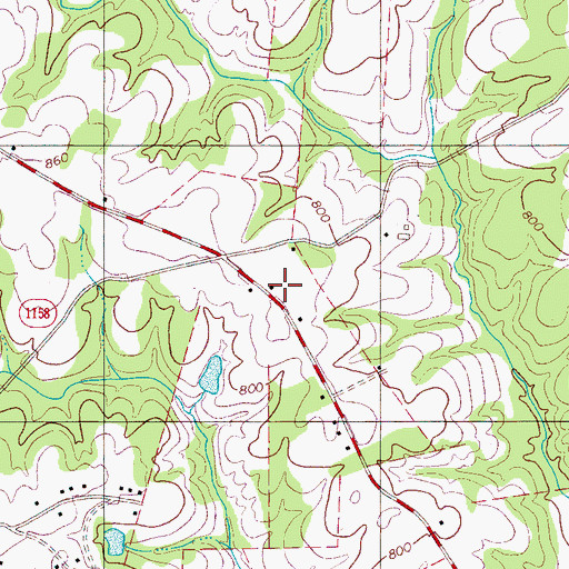 Topographic Map of Youngs Store (historical), NC