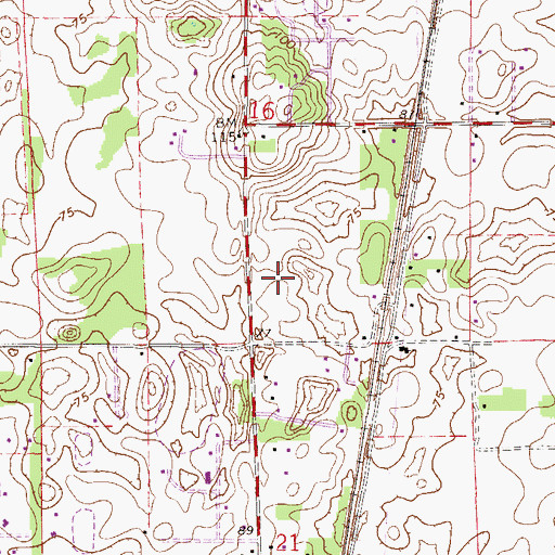 Topographic Map of Antioch Missionary Baptist Church, FL