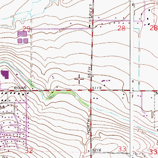 Topographic Map of Rocky Mountain Christian Church, CO