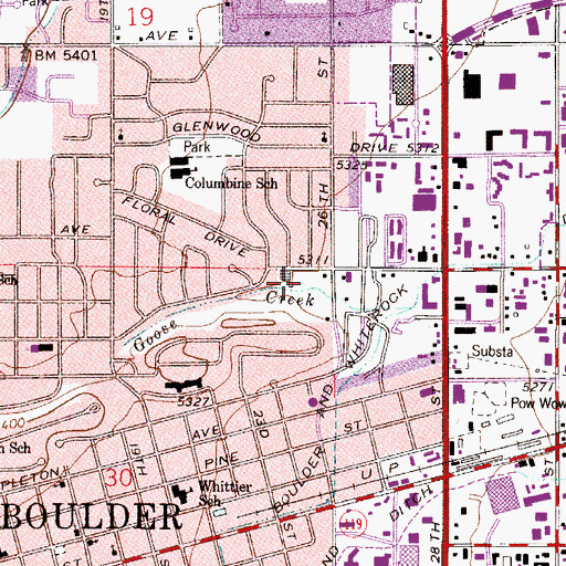 Topographic Map of Unity Church, CO