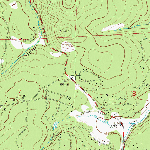 Topographic Map of Timberline Fire / Rescue Station 2, CO