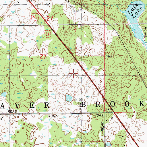 Topographic Map of American Tower Site 5057, WI