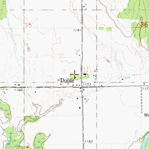 Topographic Map of Our Lady of Lourdes Community Center, WI