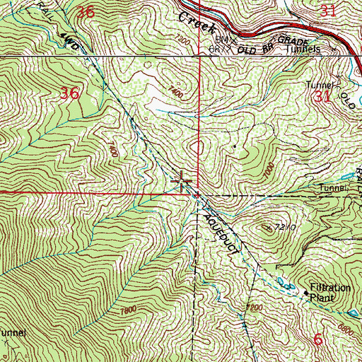 Topographic Map of Indian Trail, CO