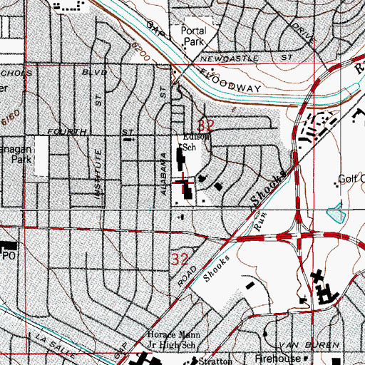 Topographic Map of Papeton, CO