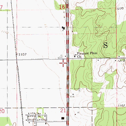 Topographic Map of Midelfort Clinic, WI