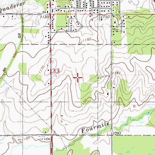 Topographic Map of Dairyland Power Cooperative Substation, WI