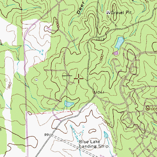 Topographic Map of Horseshoe Bay Fire Department Station 2, TX