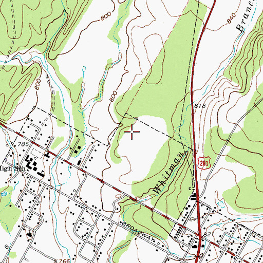 Topographic Map of Marble Falls High School Stadium, TX