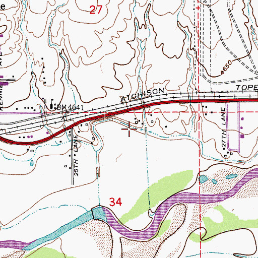 Topographic Map of Booth Canal, CO