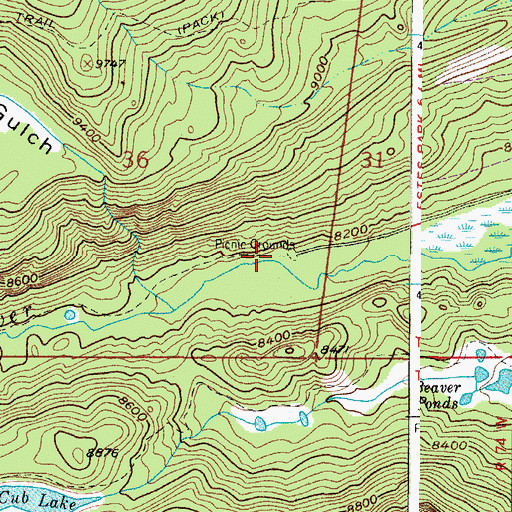 Topographic Map of Doctor Thornton R Sampson Grave, CO