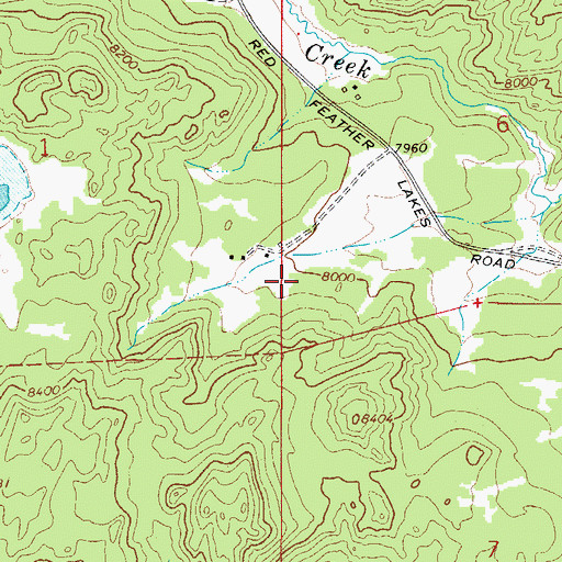 Topographic Map of Swan Cemetery, CO