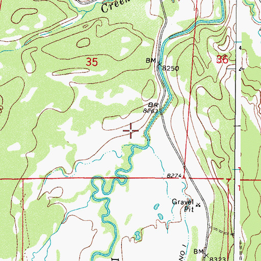 Topographic Map of Wangnild Family Cemetery, CO