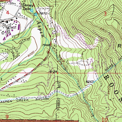 Topographic Map of Harris Wellcome Grave, CO