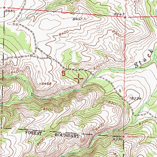 Topographic Map of Robert Wiliamson Grave, CO