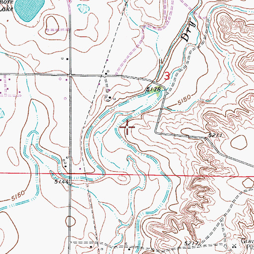 Topographic Map of Reu Family Cemetery, CO