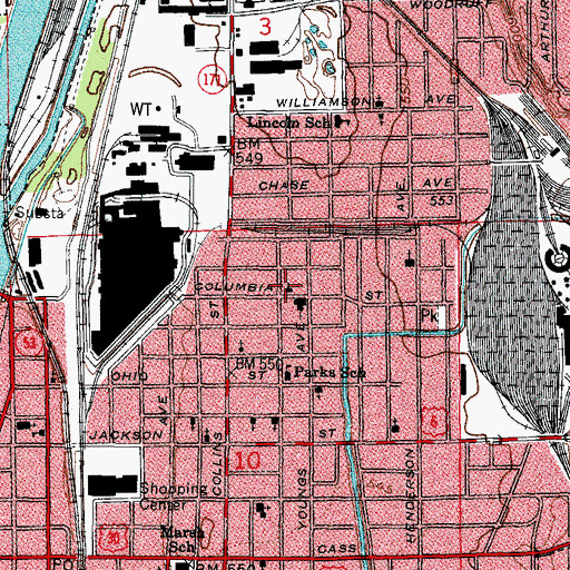 Topographic Map of Asamblea Apostolica, IL