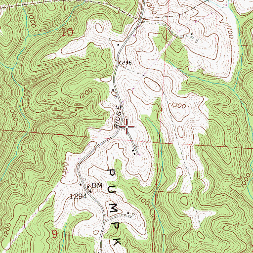 Topographic Map of Dwight Post Office (historical), OH