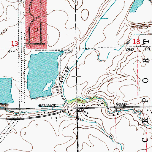 Topographic Map of Mistwood Golf Course, IL