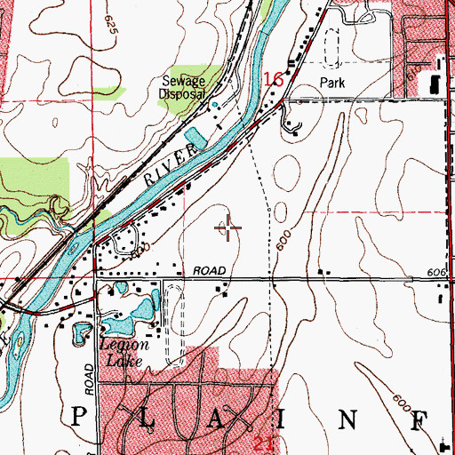 Topographic Map of Renwick Community Park Complex, IL