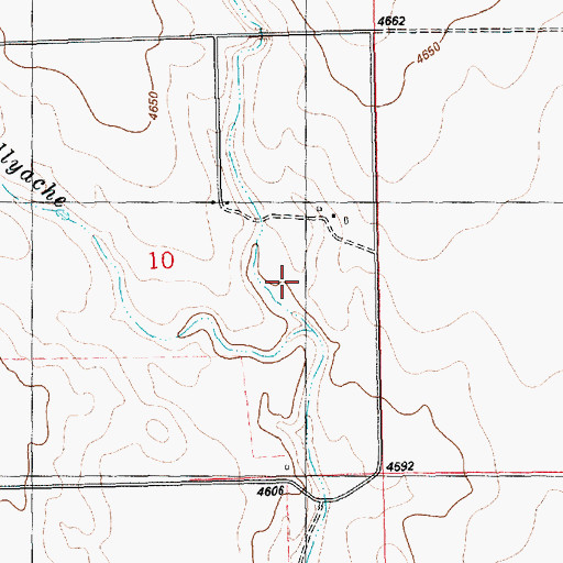 Topographic Map of Pass Creek, CO