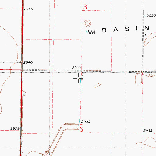 Topographic Map of White Woman Creek, CO