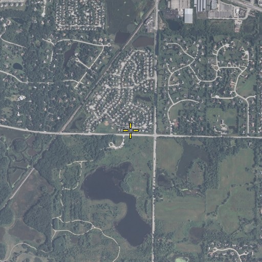 Aerial/Satellite Image of Braemar Park, IL