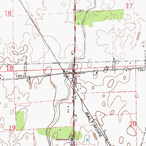 Topographic Map of Wengerlawn Post Office (historical), OH