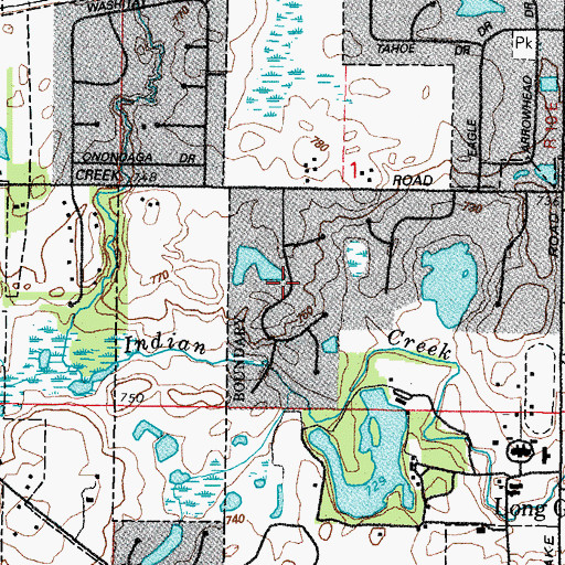 Topographic Map of Creekside of Long Grove, IL