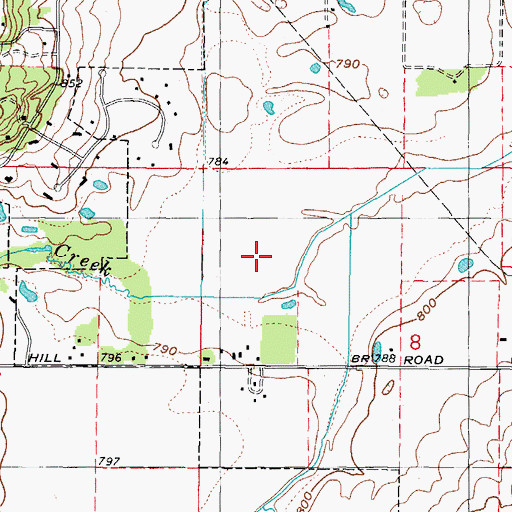 Topographic Map of Boone Creek Golf Course, IL